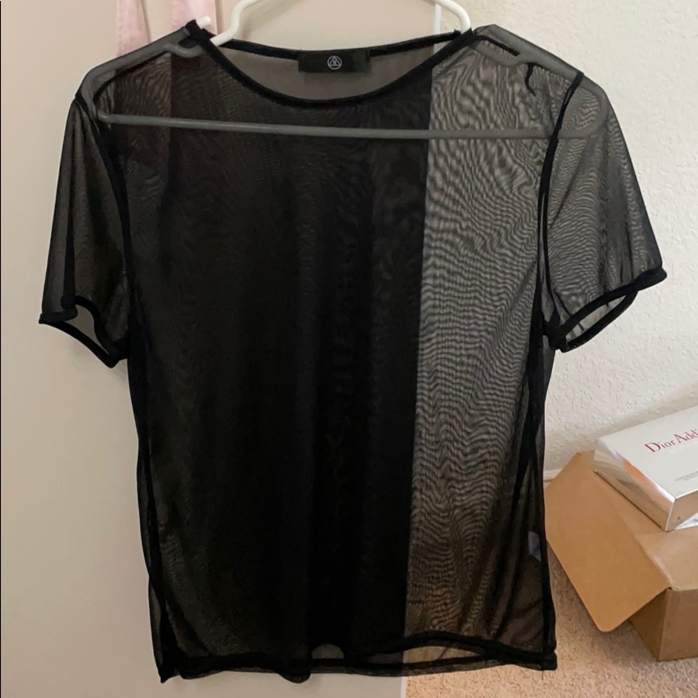 Missguided mesh top